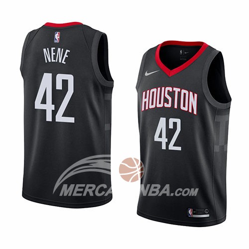 Maglia NBA Houston Rockets Nene Statement 2018 Nero